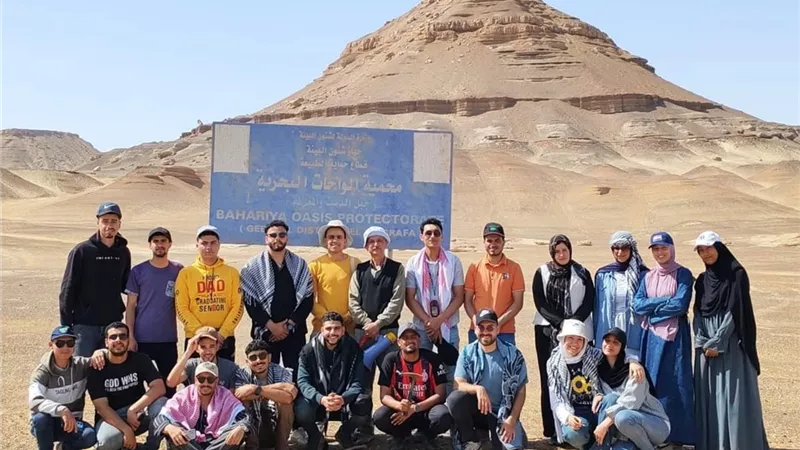 جامعة كفر الشيخ تنظم رحلة علمية ميدانية لطلاب قسم الجيولوجيا 
