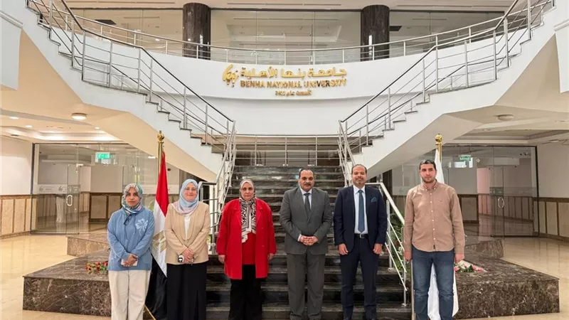 رئيس جامعة بنها الأهلية يستقبل لجنة قطاع علوم الحاسب و المعلوماتية