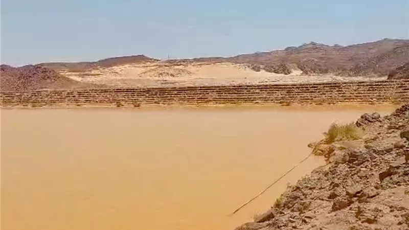 الري تتابع موقف الأمطار الغزيرة وسيول جنوب سيناء
