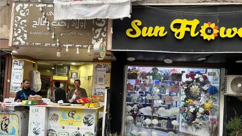 من الفسيخ إلى الورد.. مشهد غريب ومبهج يلفت الأنظار في طنطا