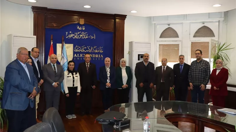 جامعة الإسكندرية تعقد الاجتماع الأول لمكتب نزاهة الأبحاث العلمية