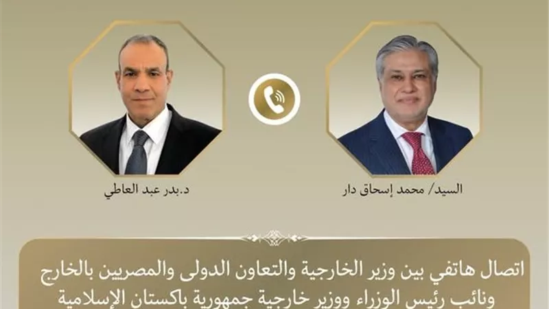 وزيرا خارجية مصر وباكستان يبحثان مستجدات الوضع الإقليمي لتسوية النزاعات