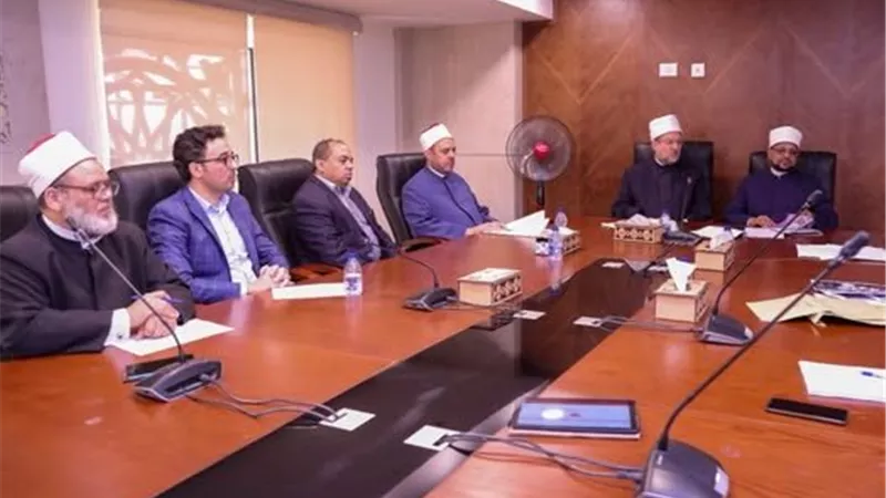 البحوث الإسلامية يناقش خطة تعزيز الوعي الفترة المقبلة 