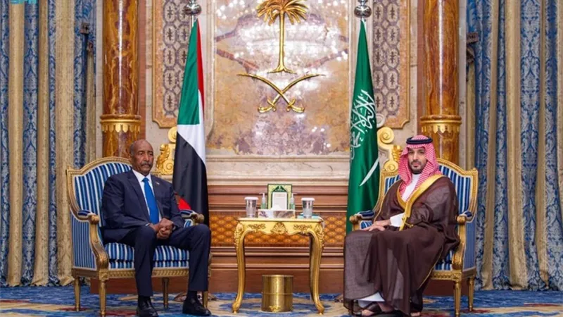 بعد إلغاء صفقة السلاح السعودية للسودان.. البرهان يلتقي بن سلمان 