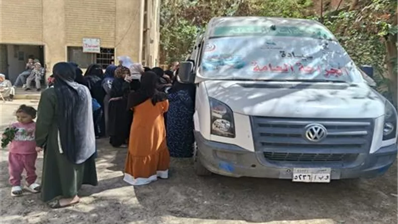  «صحة المنيا» تنظم قافلة مجانية بـ