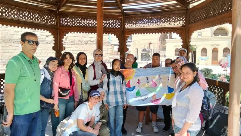 المتحف القبطي يستقبل أتوبيس الفن الجميل ضمن فعاليات دعم ذوي الاحتياجات 