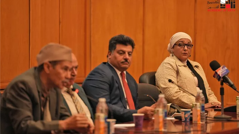 ندوة بأكاديمية الفنون حول الثقافة والدبلوماسية الناعمة بمصر الحضور دولي