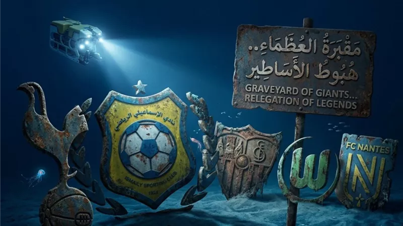 الإسماعيلي وتوتنهام.. أندية عريقة على حافة الهاوية والهبوط يهدد الكبار 