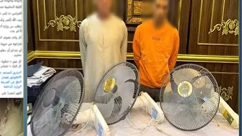 ضبط عاطل سرق محتويات مسجد بمنطقة فيصل في الجيزة