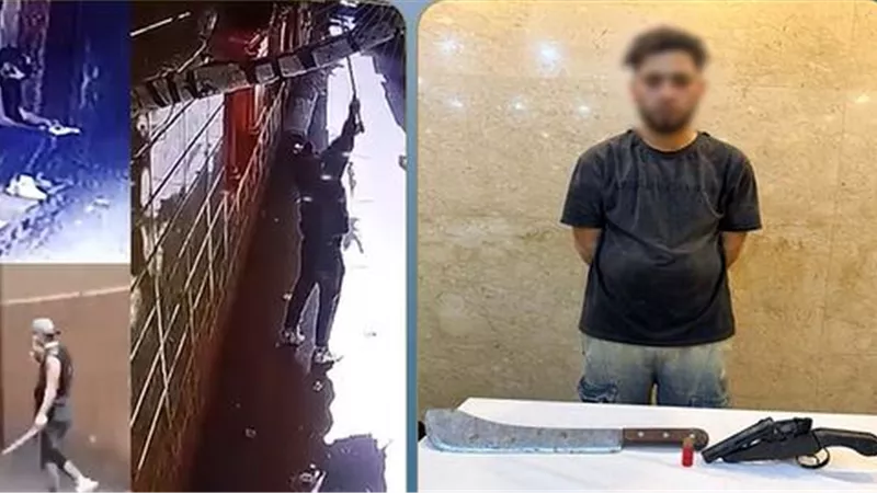 «بلطجة في القناطر».. عاطل يحطم كاميرات ويطلق أعيرة نارية والأمن يضبطه