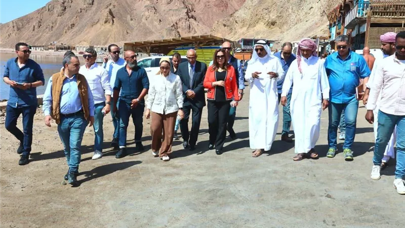 وزيرة التنمية المحلية تتفقد منطقة