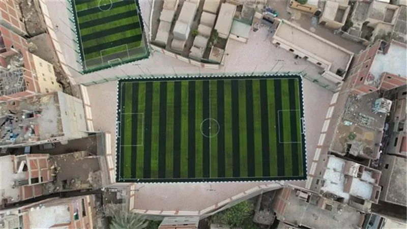 نقلة نوعية في كفر السنابسة.. تطوير كامل لملاعب مركز الشباب