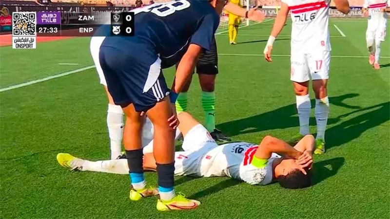 الزمالك يعلن تفاصيل إصابة عمر جابر أمام إنبي