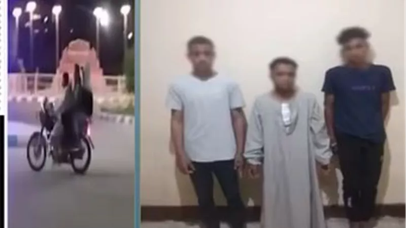 ضبط 3 أشخاص بقنا بتهمة الاستعراض بالدراجات النارية 