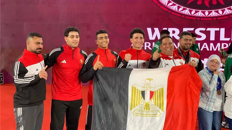 إنجاز رياضي جديد.. أنس علي يحصد المركز الأول في بطولة أفريقيا للمصارع