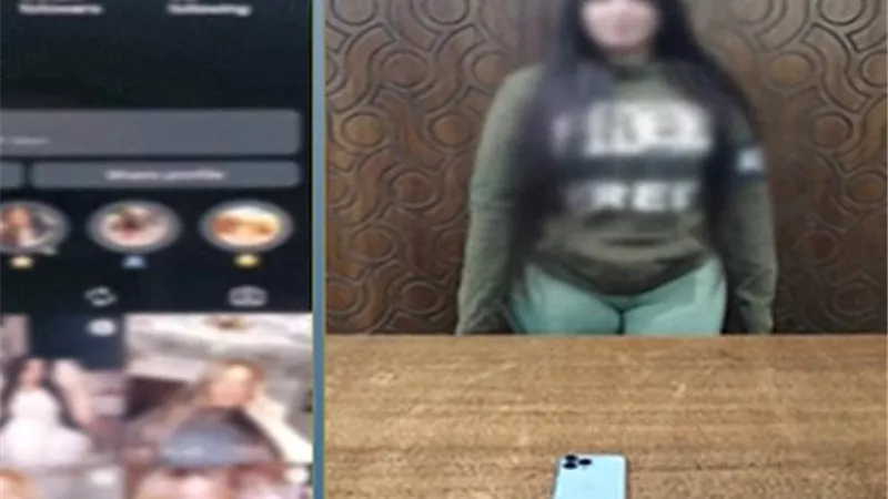 التحقيق مع صانعة محتوى لاتهامها بنشر فيديوهات خادشة للحياء