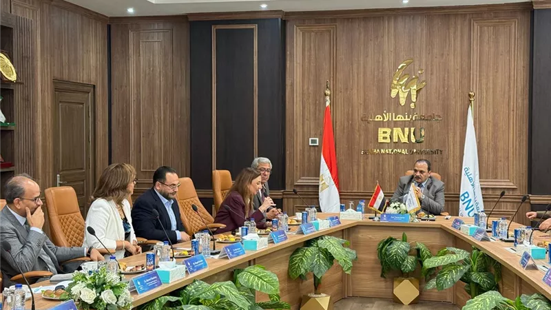 تعاون أكاديمي بين بنها الأهلية والجامعة الأمريكية لتطوير التعليم والتدريب