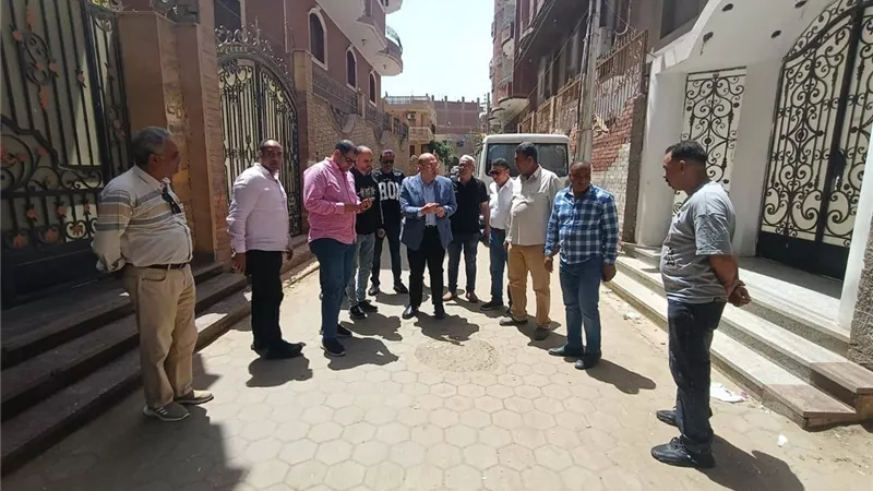 نائب محافظ الجيزة يعاين تحويلات مرورية مقترحة بمدينة أوسيم