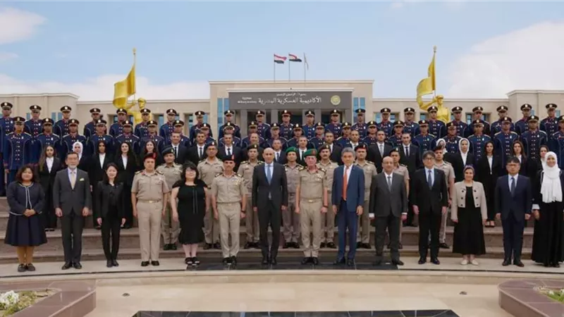 زيارة وفد من جامعة هيروشيما اليابانية للأكاديمية العسكرية المصرية