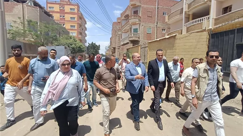 نائب محافظ الجيزة يقود جهود تقنين أراضي الدولة ومشروعات التطوير بأطفيح