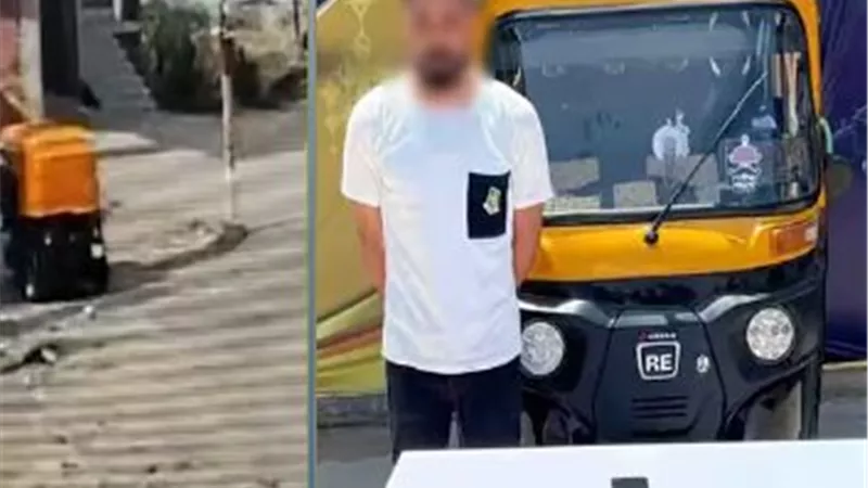 ضبط المتهم بإلقاء سائق توك توك وسرقة مركبته بالشرقية