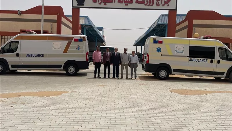 جامعة أسوان تجهز سيارات الإسعاف حديثة استعدادًا لامتحانات نهاية العام