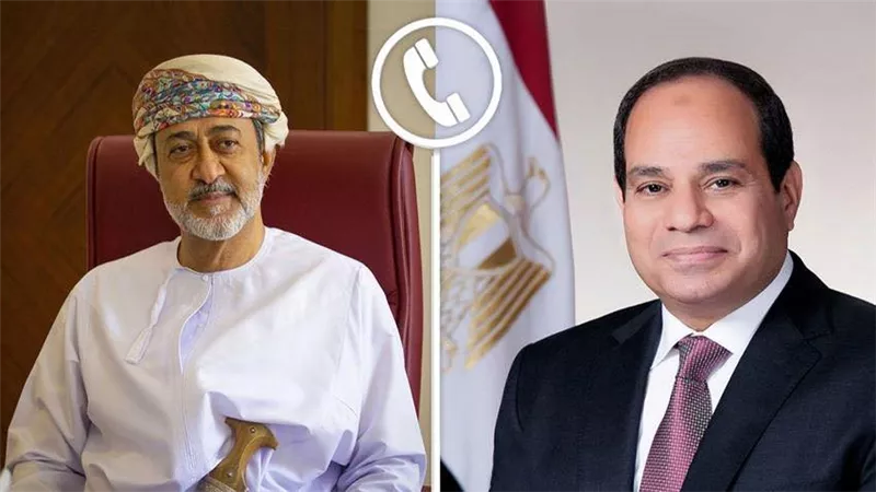 خلال اتصال هاتفي.. السيسي يؤكد تضامن مصر ودعمها الكامل لسلطنة عُمان