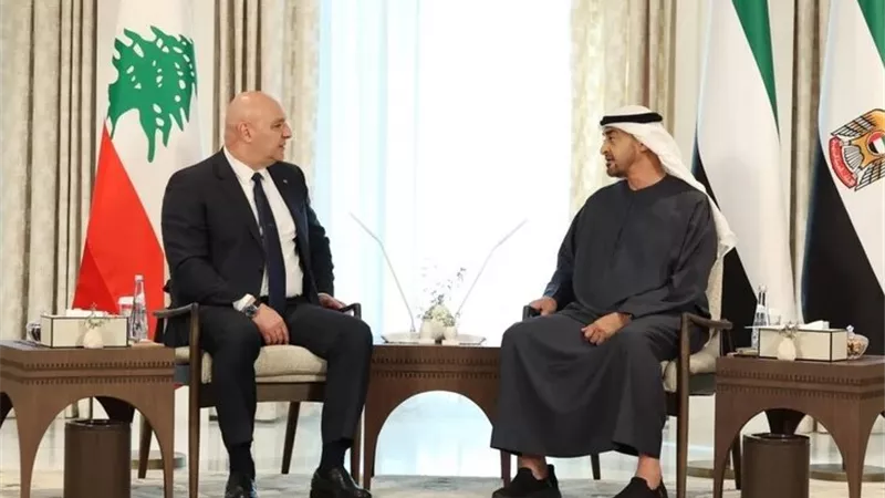 عون يبحث مع بن زايد تطورات الأوضاع ويؤكد تضامن لبنان مع الإمارات 