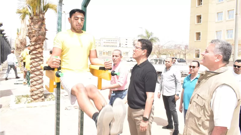 جامعة بنها تنشىء وحدات للجيم الخارجى بكفر سعد