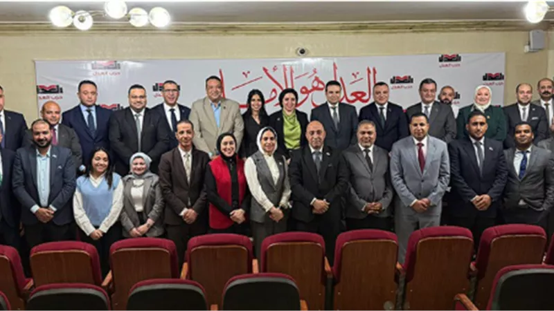 رئيس حزب العدل يطالب بأجندة إصلاح للحياة السياسية تمتد لـ15 عاماً