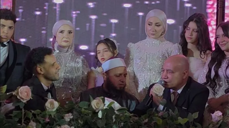 نجوم الفن يحتفلون بزفاف نجل الفنان محمد رضوان