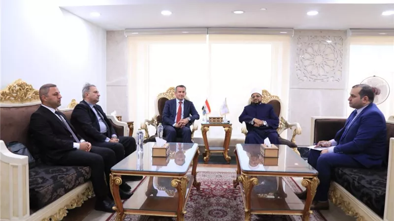 أمين (البحوث الإسلاميَّة) يستقبل وفد الأوقاف الدينيَّة بأربيل العراقية
