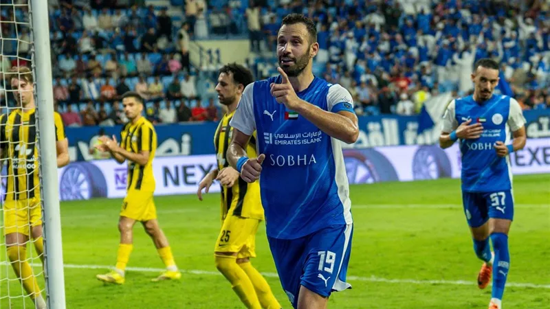 النصر الاماراتي يهزم كلباء بثنائية في دوري أدنوك للمحترفين 