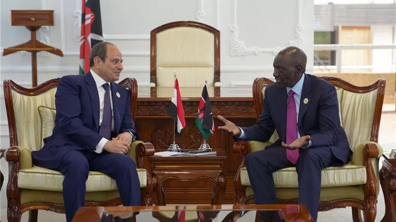 السيسي يؤكد اعتزاز مصر بعلاقاتها التاريخية والراسخة مع كينيا