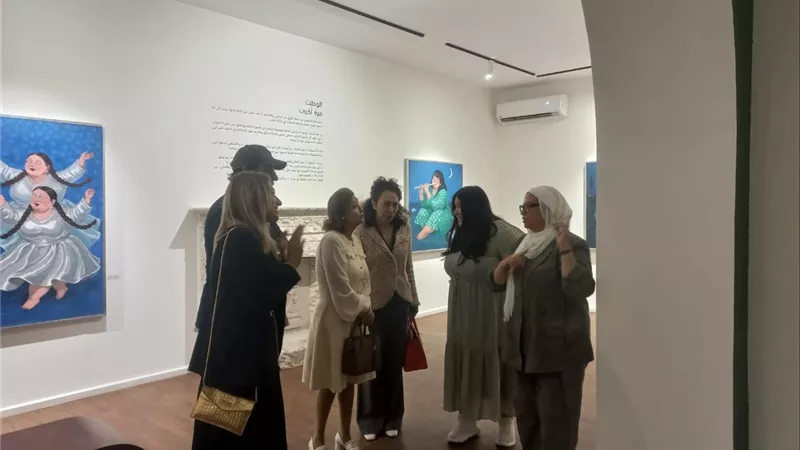 افتتاح معرض 