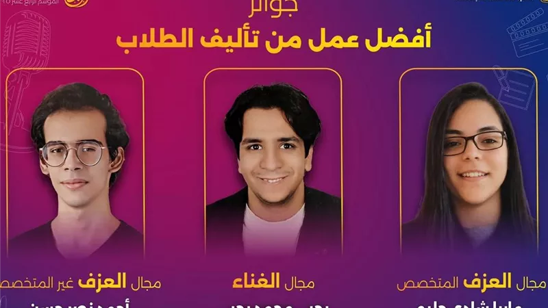 جامعة القاهرة تحصد المراكز الأولى في مهرجان «إبداع 14» لشباب الجامعات