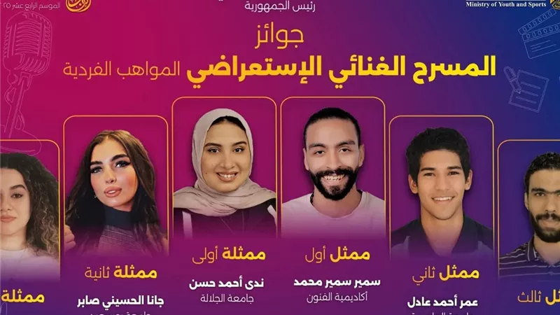  جامعة بورسعيد  تحصد المركز الأول في أشعار المسرح الغنائي بمسابقة « إبداع»