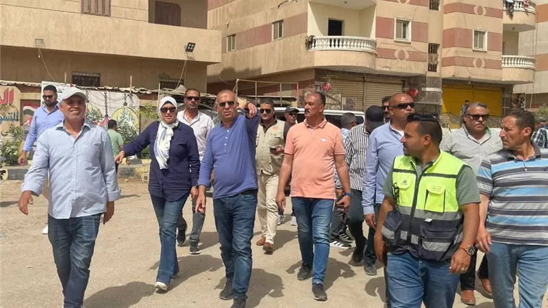 جهاز مدينة بدر يشن حملة موسعة لرفع الإشغالات وإزالة التعديات