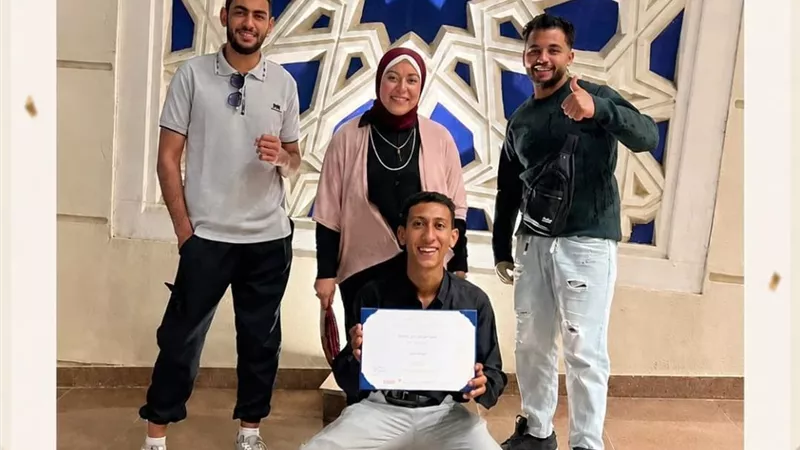 طالب بجامعة العاصمة يفوز بالمركز الأول في مهرجان «إبداع قادرون - أندية»