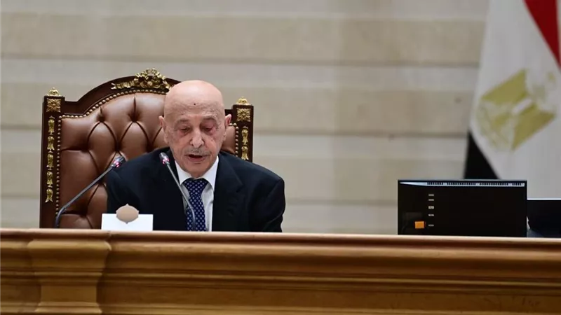 عقيلة صالح: العلاقات المصرية الليبية ثابتة رغم التحديات