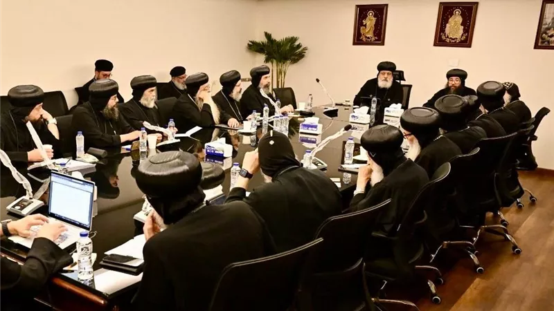 الكاتدرائية المرقسية تستضيف أول اجتماعات لجنة الرعاية بالمجمع المقدس 