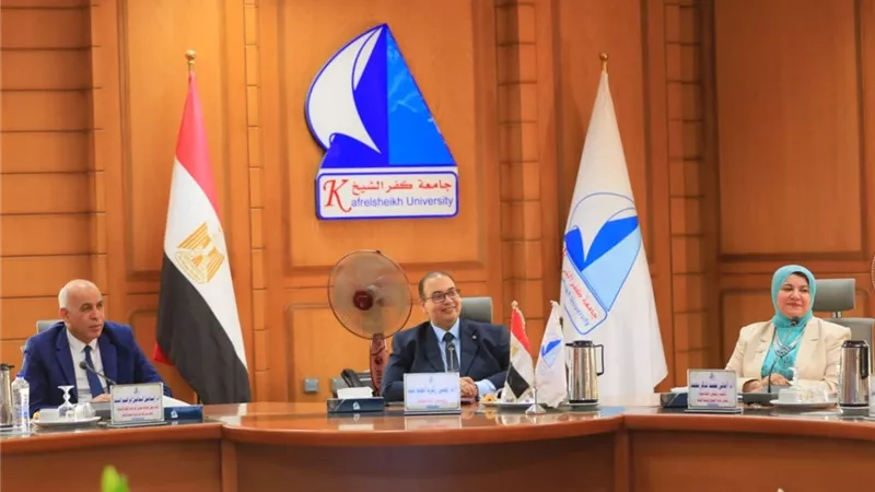 للتطوير المهني.. رئيس جامعة كفر الشيخ يشهد فعاليات المائدة المستديرة الثالثة للمركز الجامعي