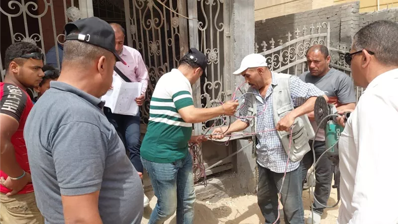 إزالة 60 تعديا وضبط 30 مخالفة بدرومات بالعاشر من رمضان