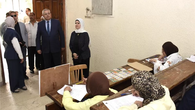 انتظام امتحانات الفصل الدراسي الثاني بكلية البنات في جامعة عين شمس