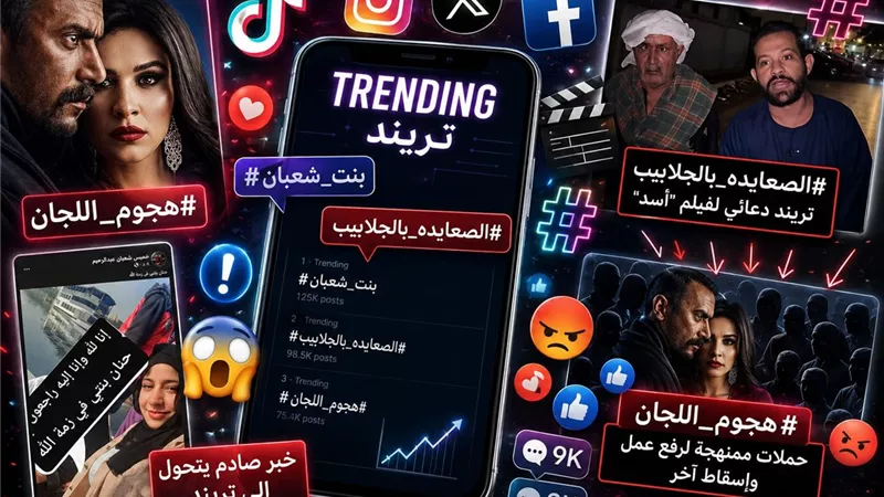 السوشيال ميديا والترندات المفتعلة.. سلاح جديد للترويج للأعمال الفنية
