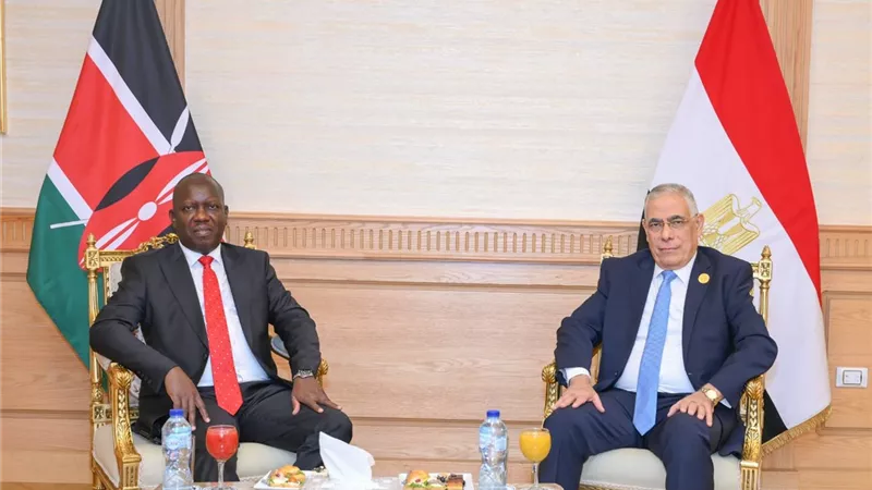 النائب العام يبحث مع نظيره الكيني تعزيز التعاون القضائي بين البلدين