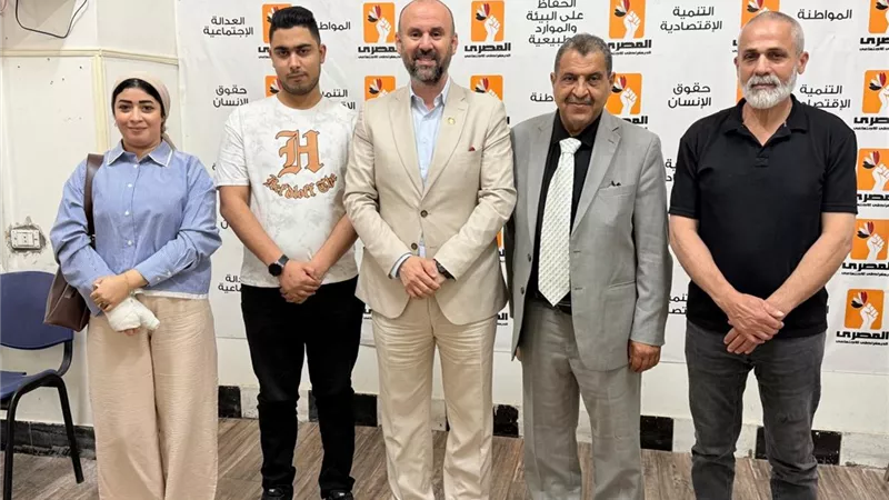 «المصري الديمقراطي» يبحث مع «الجبهة الديمقراطية» تطورات القضية الفلسطينية