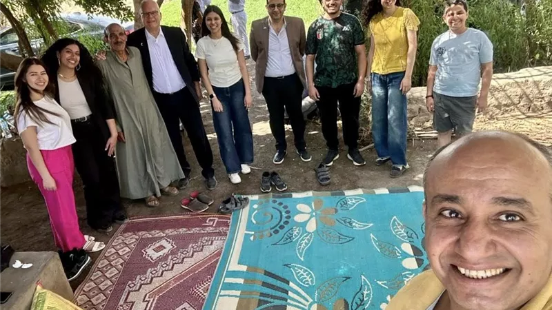 سفير السويد في زيارة إلى المنيا.. جولة بين التاريخ العريق والطبيعة|صور 