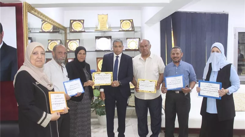 الجيزة تُكرّيم مديري الإدارات ومراحل الابتدائي لتميزهم بمعرض مخرجات التعلم
