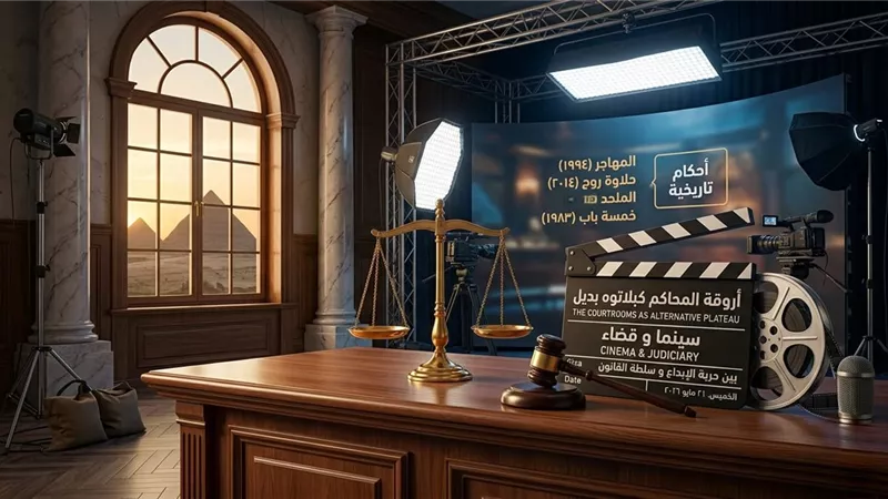 السينما المصرية والقضاء : قصة المواجهات الساخنة في أروقة المحاكم 